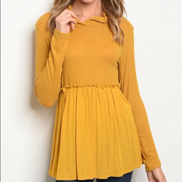 Tops - 7 items for $25 GORGEOUS MUSTARD TOP